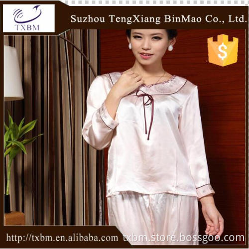 100% silk pajama; crepe, 16mm for women